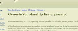 Easy scholarship essay prompts