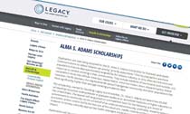 Alma S Adams Legacy for health scholarships