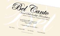 Bel Canto Vocal Scholarship Foundation
