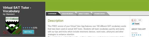 Virtual SAT Tutor Vocabulary from Ivy Standard